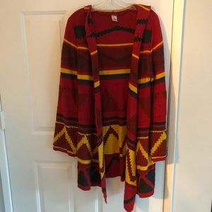 Beautiful Multi-Color Cardigan Sweater